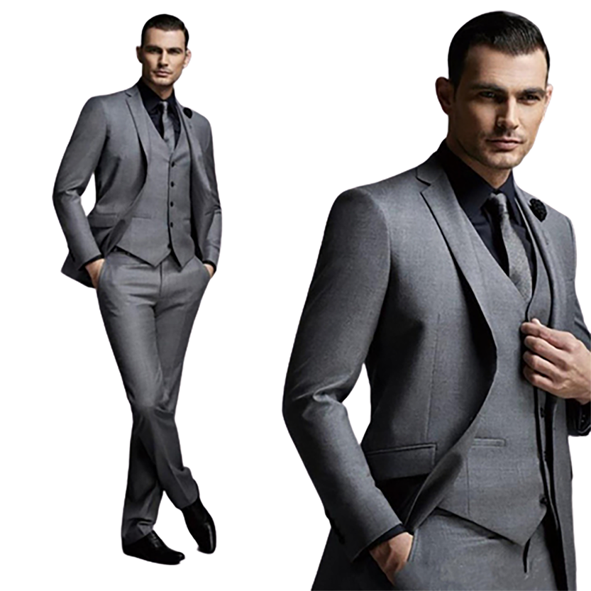 Funki Findz | Suits | Men's Formal Wedding Attire | 3 Pcs Slim Fit