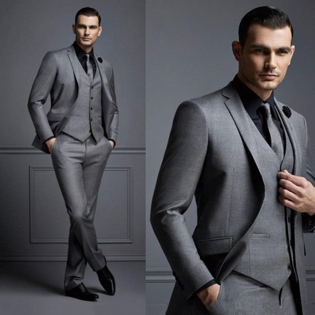 Funki Findz | Suits | Men's Formal Wedding Attire | 3 Pcs Slim Fit