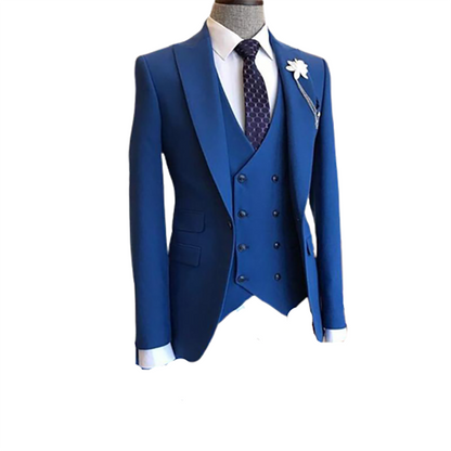 Funki Findz | Suits | Men's 3 Pcs Tailored Double Breasted Suit