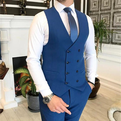 Funki Findz | Suits | Men's 3 Pcs Tailored Double Breasted Suit