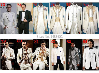 Funki Findz | Suits | Men's Custom 3 Pcs Grooms Suit | Tailcoat