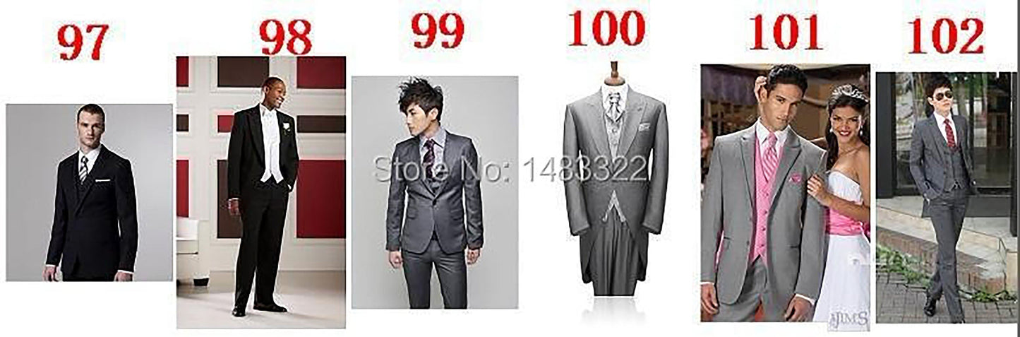 Funki Findz | Suits | Men's Custom 3 Pcs Grooms Suit | Tailcoat