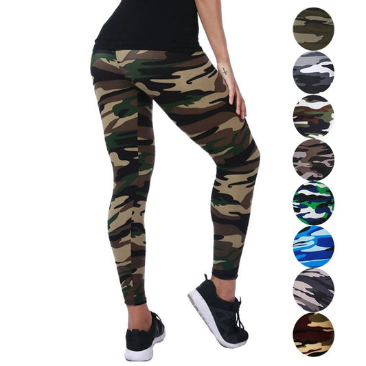 Funki Findz | Pants | Women's Mult Color Camouflage Leggings
