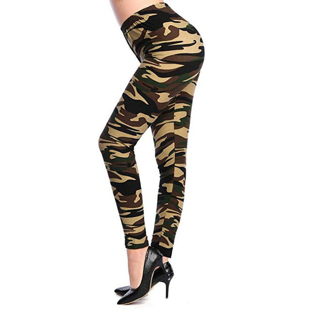 Funki Findz | Pants | Women's Mult Color Camouflage Leggings