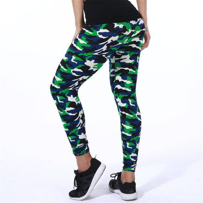 Funki Findz | Pants | Women's Mult Color Camouflage Leggings