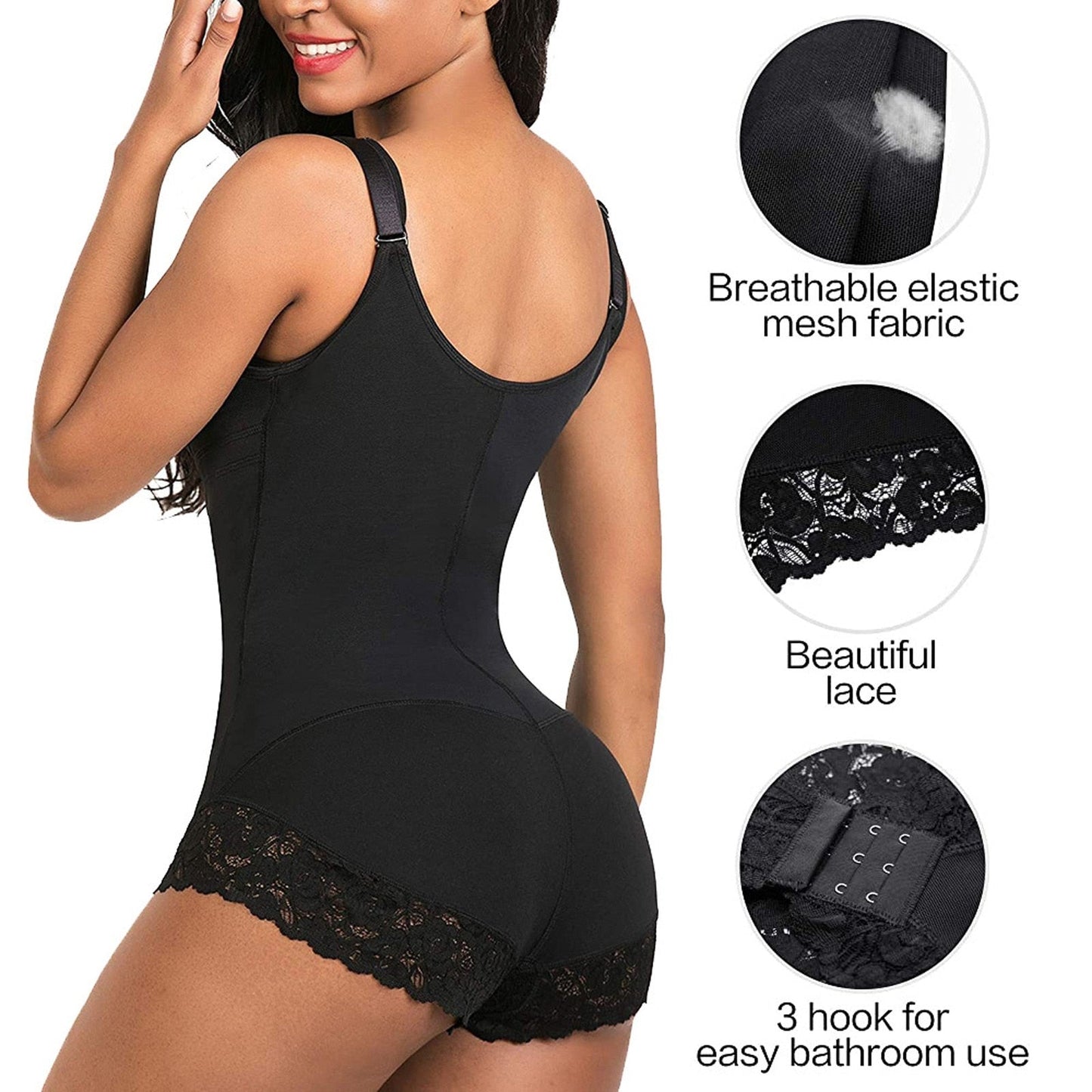 Funki Findz | Shapewear | Women's Tummy Control Slimmer Suit