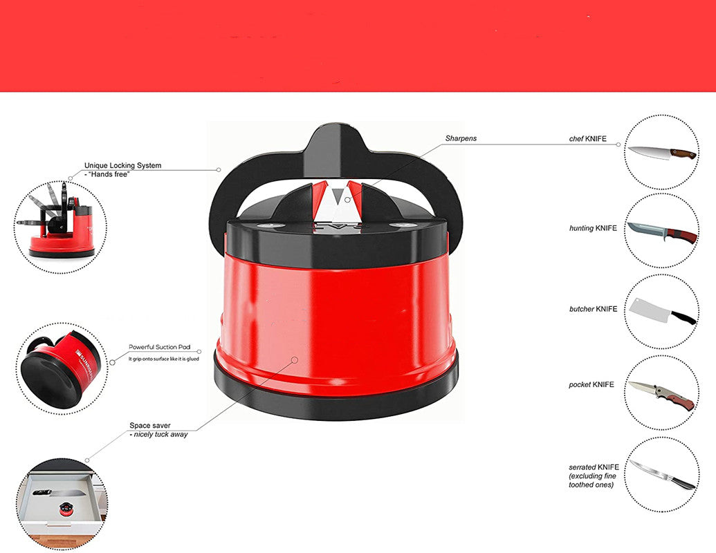 Funki Findz | Knife Sharpeners | Tungsten Suction Knife Sharpen