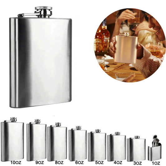 Funki Findz | Hip Flasks | Stainless Steel Drink Flasks 1oz -10oz