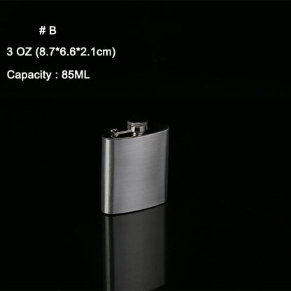 Funki Findz | Hip Flasks | Stainless Steel Drink Flasks 1oz -10oz