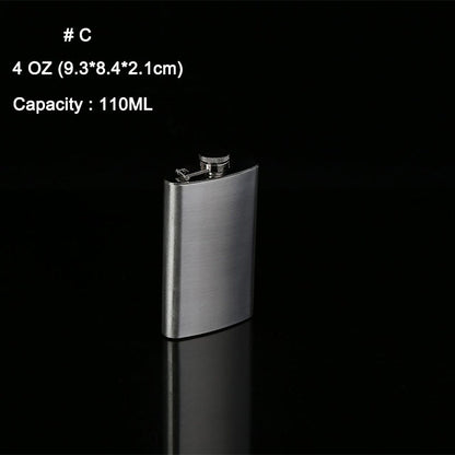 Funki Findz | Hip Flasks | Stainless Steel Drink Flasks 1oz -10oz