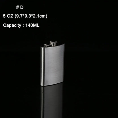 Funki Findz | Hip Flasks | Stainless Steel Drink Flasks 1oz -10oz