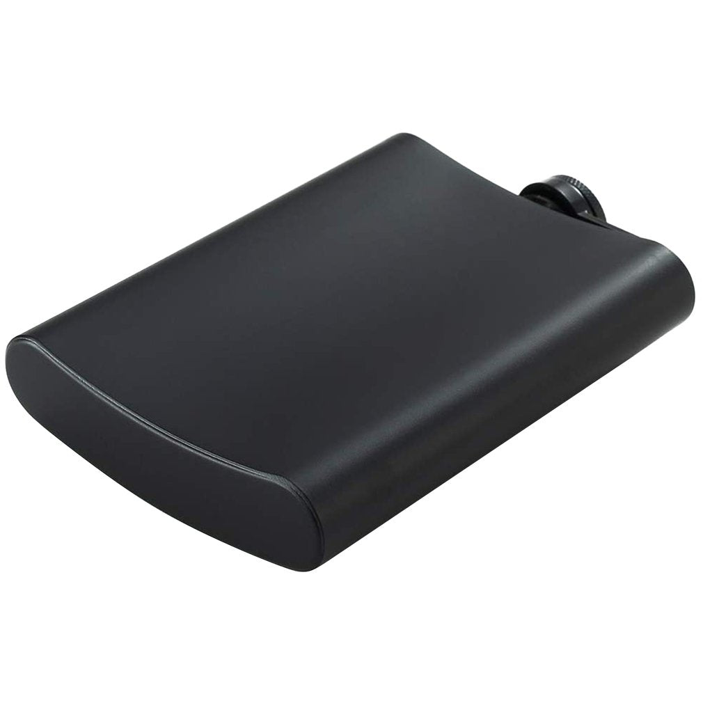 Funki Findz | Hip Flasks | Black Stainless Steel Hip Flask | 8oz