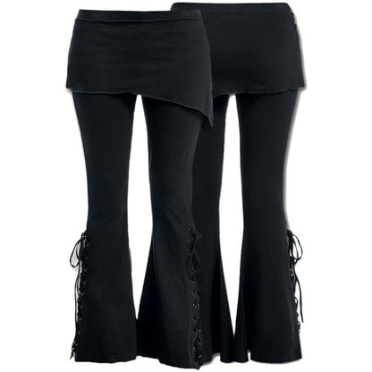 Funki Findz | Pants | Women's Gothic Lace Up Bandage Leggins