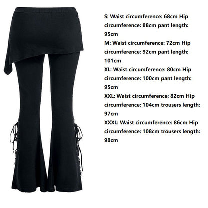 Funki Findz | Pants | Women's Gothic Lace Up Bandage Leggins