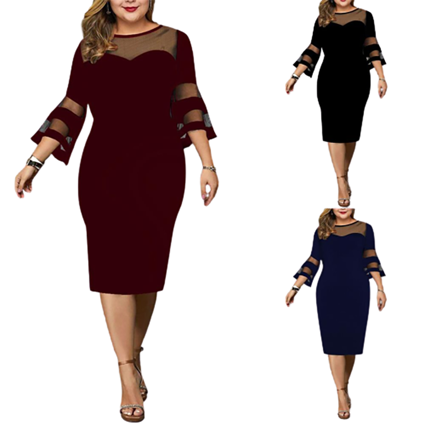 Funki Findz | Dresses | Women's Stylish Formal Party Midi Dress