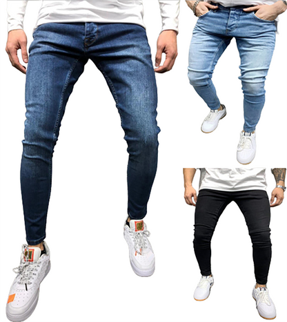 Funki Findz | Pants | Men's Skinny Slim Fit Cargo Pencil Jeans