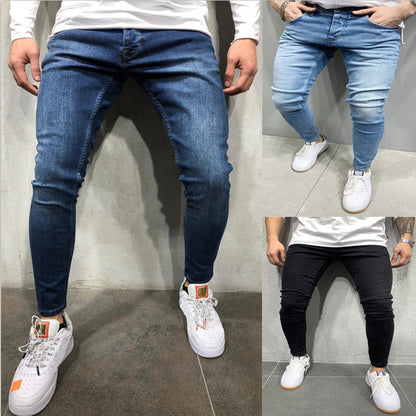 Funki Findz | Pants | Men's Skinny Slim Fit Cargo Pencil Jeans