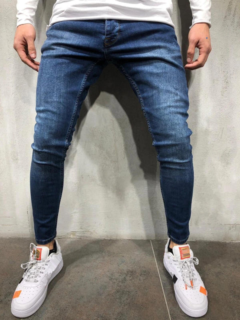 Funki Findz | Pants | Men's Skinny Slim Fit Cargo Pencil Jeans