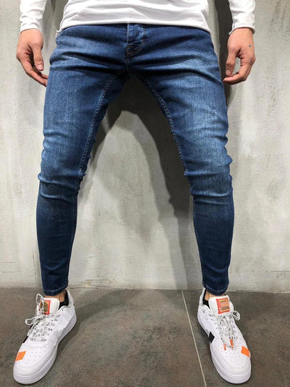 Funki Findz | Pants | Men's Skinny Slim Fit Cargo Pencil Jeans