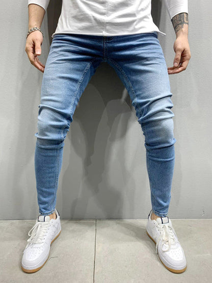 Funki Findz | Pants | Men's Skinny Slim Fit Cargo Pencil Jeans