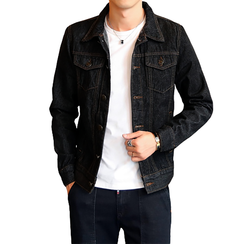 Funki Findz | Jackets | Men's Classic Denim Slim Fit Jacket 5XL