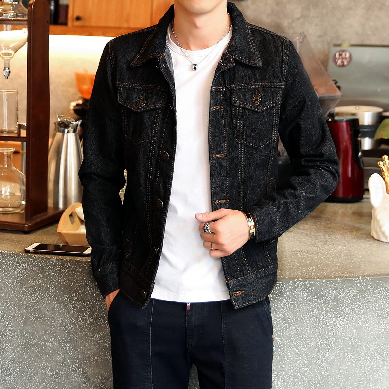 Funki Findz | Jackets | Men's Classic Denim Slim Fit Jacket 5XL