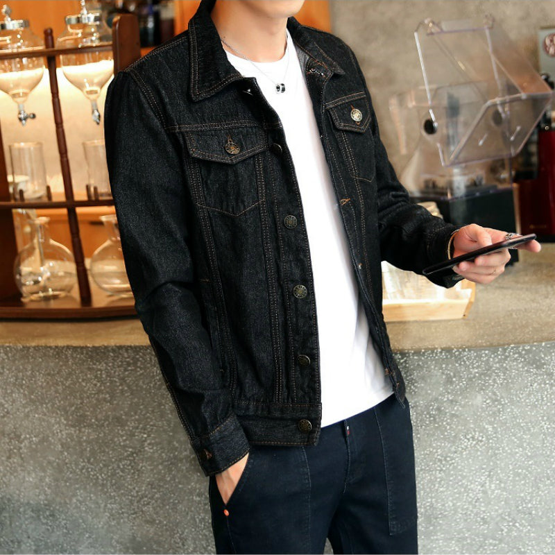 Funki Findz | Jackets | Men's Classic Denim Slim Fit Jacket 5XL