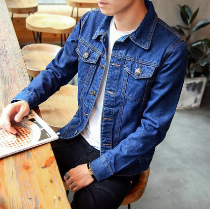 Funki Findz | Jackets | Men's Classic Denim Slim Fit Jacket 5XL