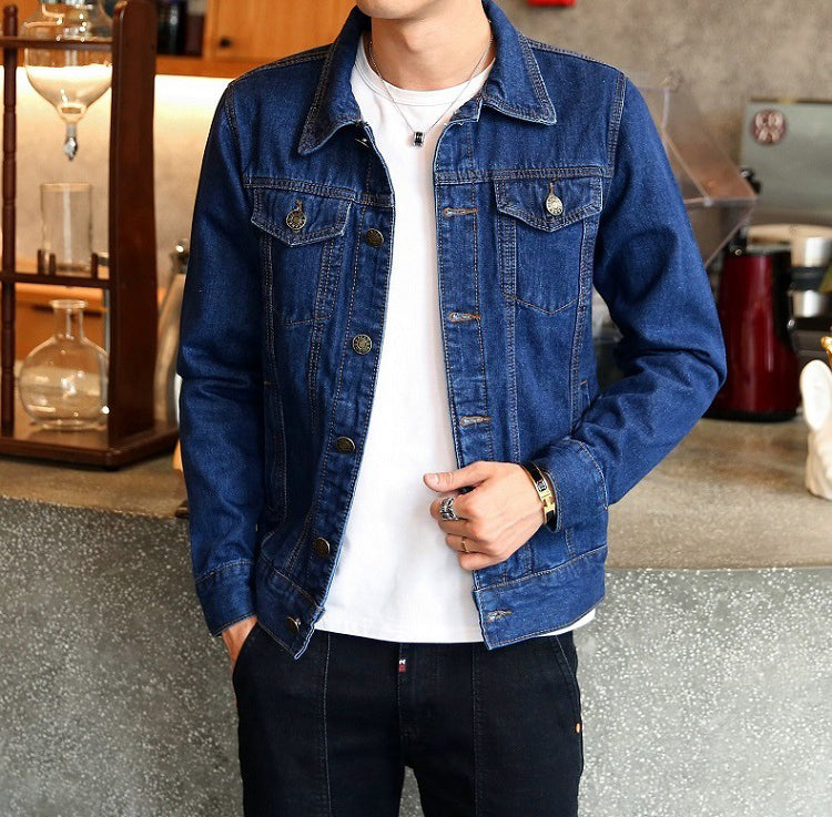 Funki Findz | Jackets | Men's Classic Denim Slim Fit Jacket 5XL