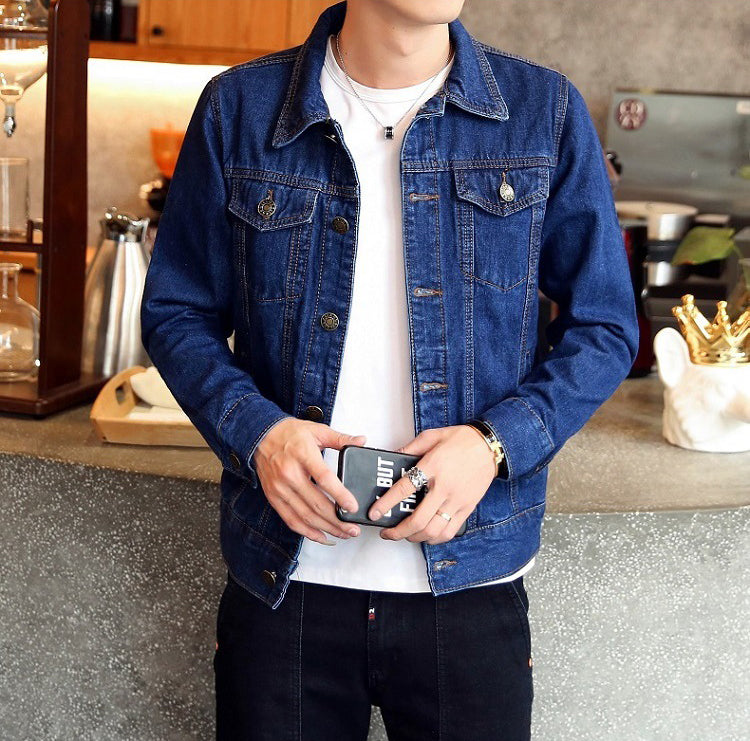 Funki Findz | Jackets | Men's Classic Denim Slim Fit Jacket 5XL
