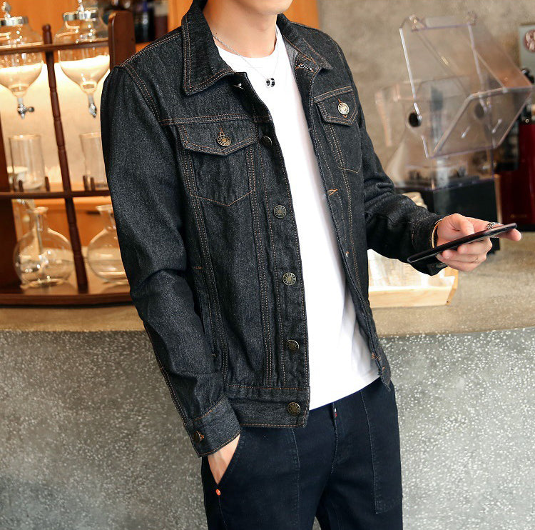 Funki Findz | Jackets | Men's Classic Denim Slim Fit Jacket 5XL