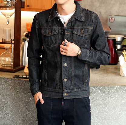 Funki Findz | Jackets | Men's Classic Denim Slim Fit Jacket 5XL