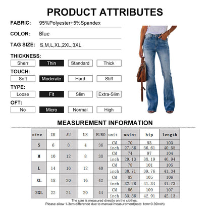 Funki Findz | Pants | Women's Vintage Denim Wide Leg Jeans