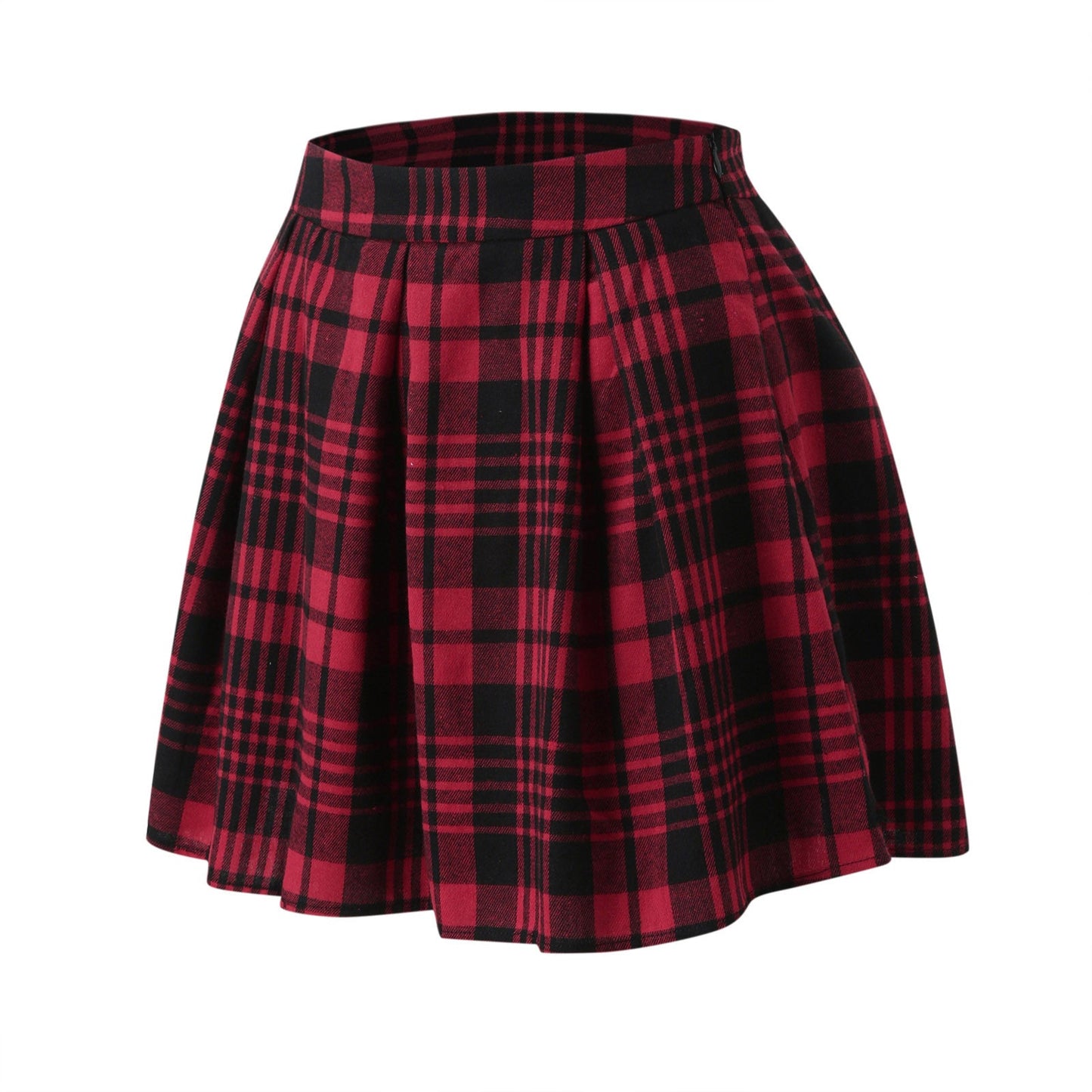 Funki Findz | Skirts | Women's Gothic Punk Paid Pleated Miniskirt