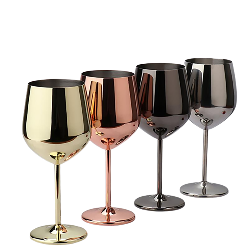 Funki Findz | Glasses | Stainless Steel Champagne Flutes 2 Pcs
