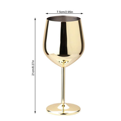 Funki Findz | Glasses | Stainless Steel Champagne Flutes 2 Pcs