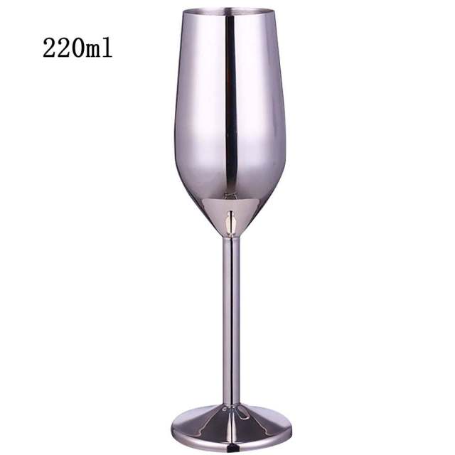 Funki Findz | Glasses | Stainless Steel Champagne Flutes 2 Pcs