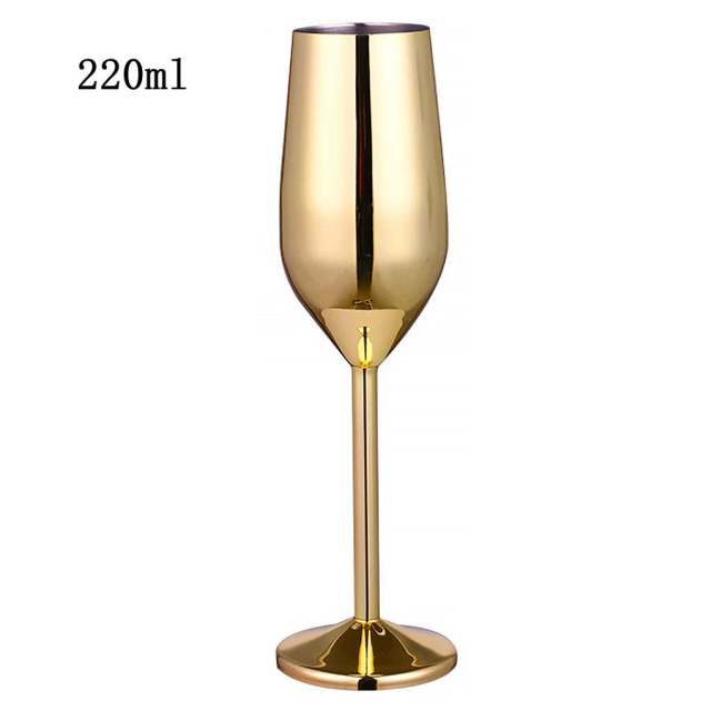 Funki Findz | Glasses | Stainless Steel Champagne Flutes 2 Pcs