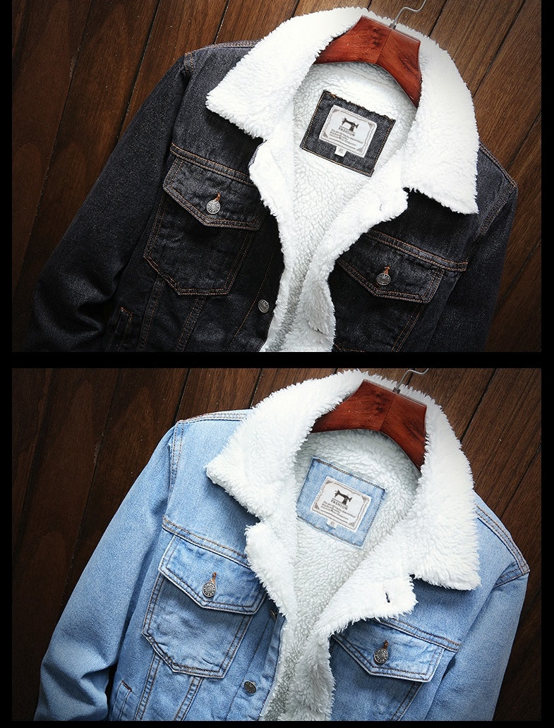 Funki Findz | Jackets | Men's Warm Denim and Sherpa Jackets
