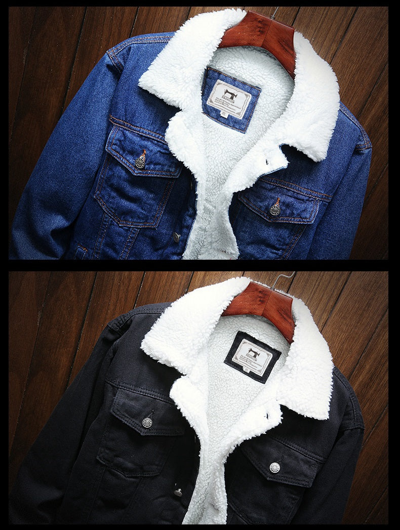Funki Findz | Jackets | Men's Warm Denim and Sherpa Jackets