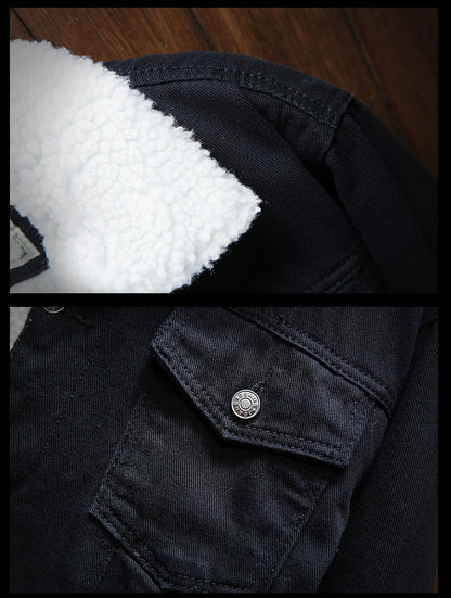 Funki Findz | Jackets | Men's Warm Denim and Sherpa Jackets