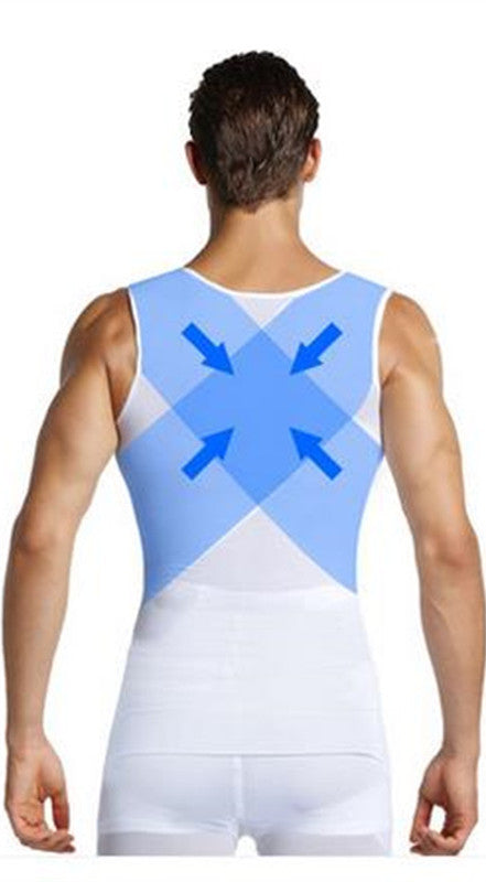 Funki Findz | Shapewear | Men's Chest Waist Compression Vest