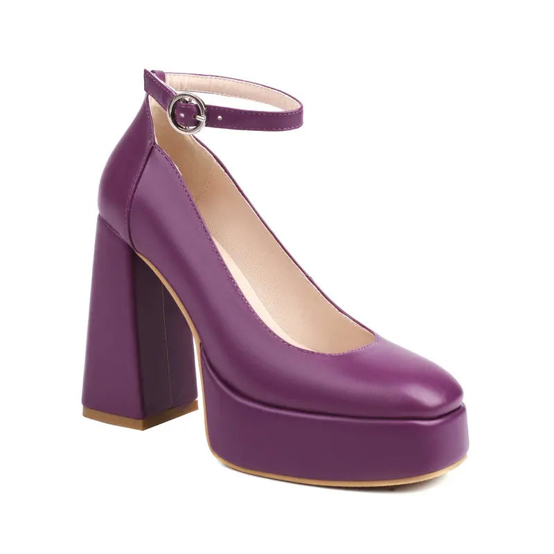 Funki Findz | Shoes | Women's High Formal Mary Jane Platforms