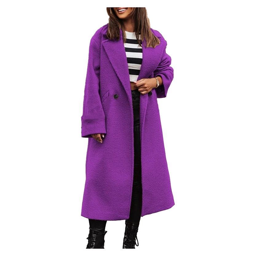 Funki Findz | Jackets | Women's Long Single Buttoned Overcoat