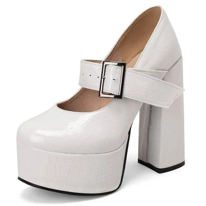 Funki Findz | Shoes | Women's Super-High Mary Jane Platforms