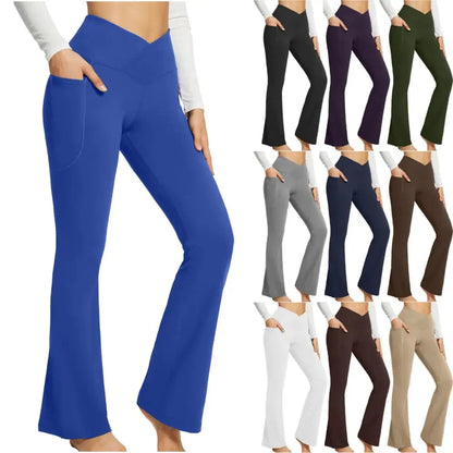 Funki Findz | Pants | Women's High Waist Yoga Flare Leggings