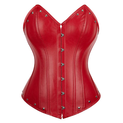 Funki Findz | Lingerie | Women's Faux Leather Fitted Corset