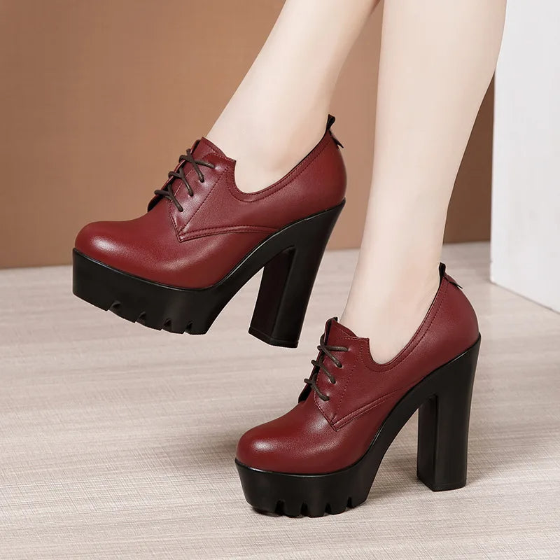 Funki Findz | Shoes | Women's Lace Up Platform Mary Janes