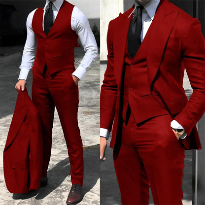 Funki Findz | Suits | Men's Fashion Formal Wedding Tuxedos 3Pc
