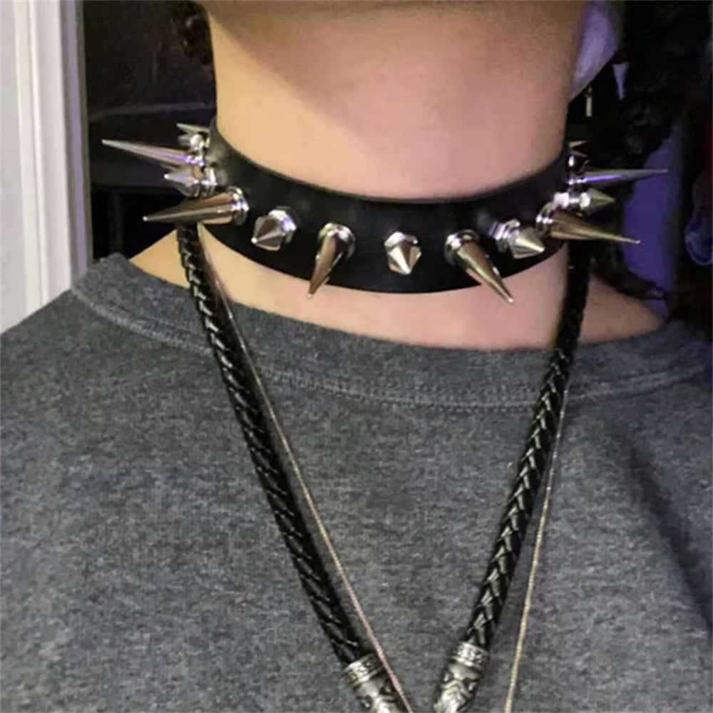 Funki Findz | Necklaces | Women's Spike Collar Gothic Necklace